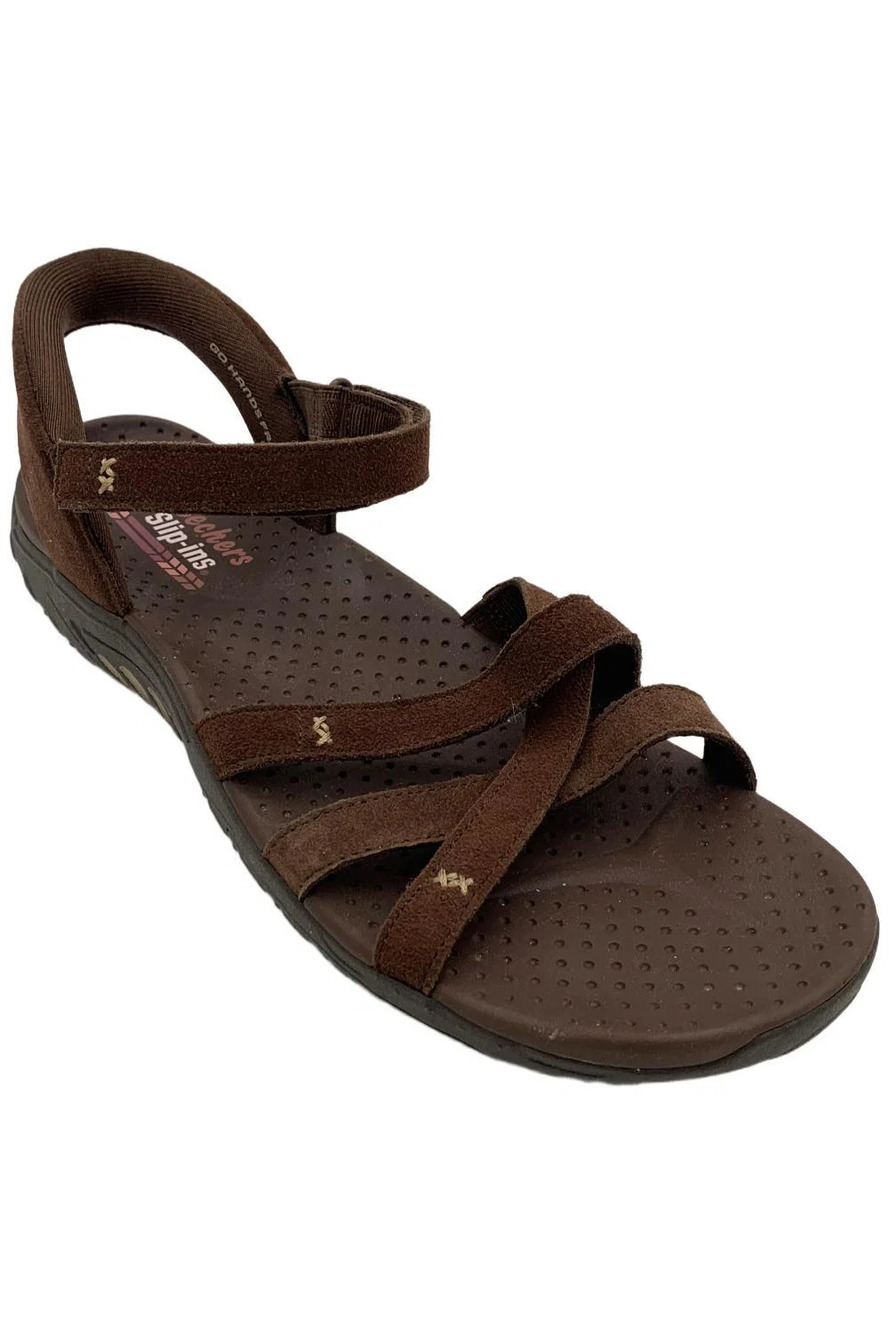 Skechers Women's Reggae Sandals Chocolate - Medium